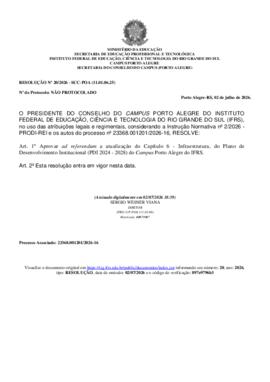 Resolução 020/2026 ad referendum
