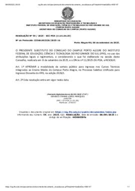 Resolução 059/2025
