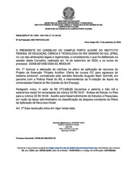 Resolução 030/2026