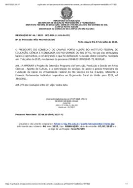 Resolução 046/2025
