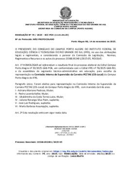 Resolução 079/2025 ad referendum