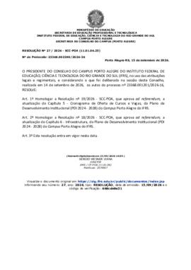 Resolução 027/2026 - Anulada